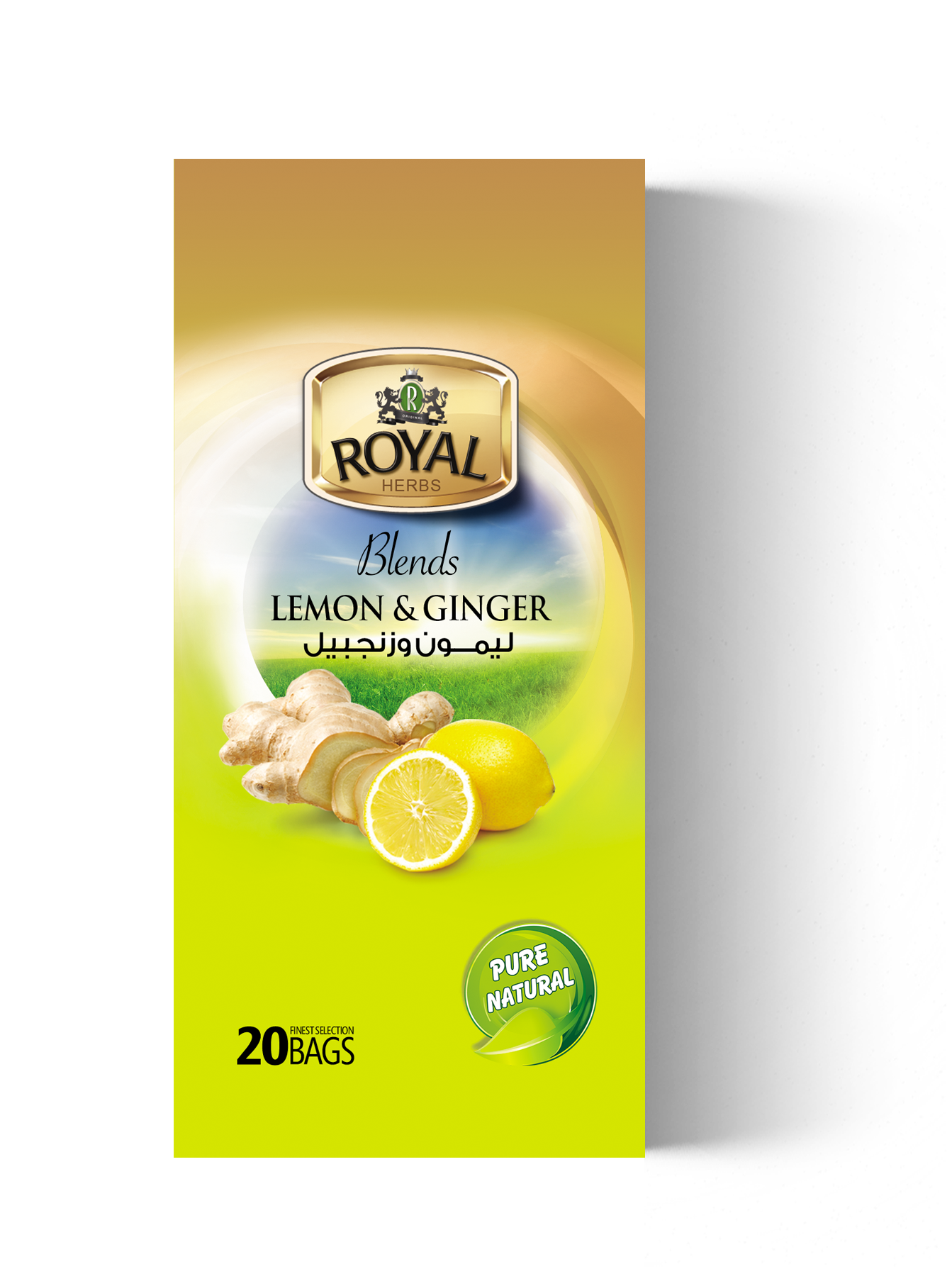 Royal-Lemon-&-Ginger-20Bags (1) Lemon & Ginger - Image 1
